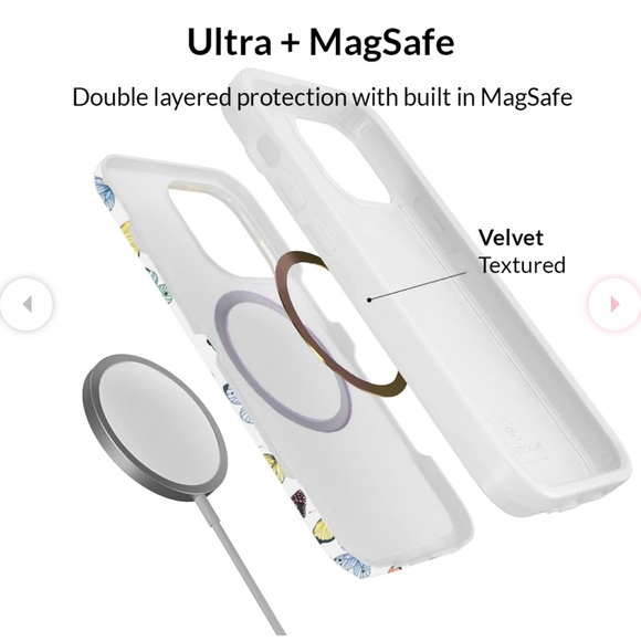 Velvet Caviar ‘Give Me Butterflies’ IPhone 12 Pro Max Case Butterfly Phone Ring - Picture 7 of 8